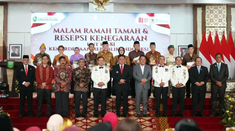 Pangdam II Sriwijaya Hadiri Resepsi Kenegaraan HUT ke-81 RI