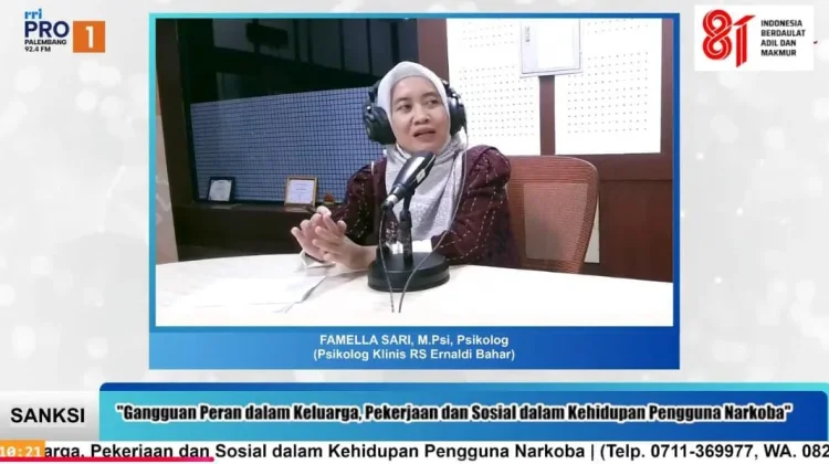 Waspada Narkoba, Psikolog Ingatkan Ancaman Penurunan Aktivitas