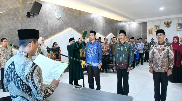 Kemenag Sumsel Lantik Tiga Kepala KUA, Perkuat Pelayanan Masyarakat