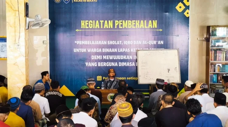 Ratusan Warga Binaan Lapas Sekayu Antusias Belajar Salat dan Mengaji