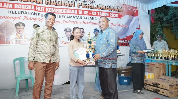Kelurahan Sukajadi Banyuasin Gelar Malam Puncak HUT ke-81 RI