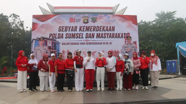 Polda Sumsel Gelar Gebyar Kemerdekaan dan Layanan Publik di Monpera