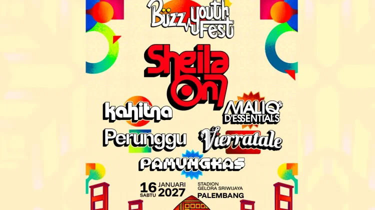 Büzz Youth Fest #5 Siap Guncang Palembang, Hadirkan Sheila On 7 hingga Pamungkas