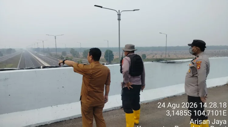 Sinergi TNI/Polri, Camat, hingga Kades di Pemulutan Sasar Wilayah Rawan Karhutla