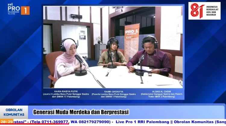Generasi Muda Merdeka dan Berprestasi Melalui Seni Puisi