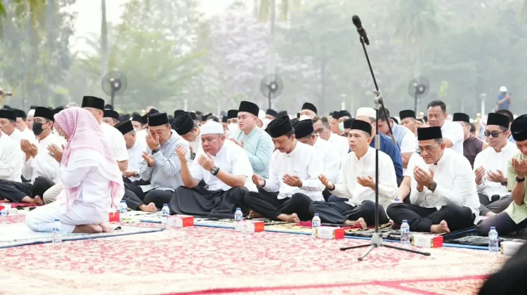 Hadapi Kemarau dan Karhutla, Sumsel Gelar Sholat Istisqa