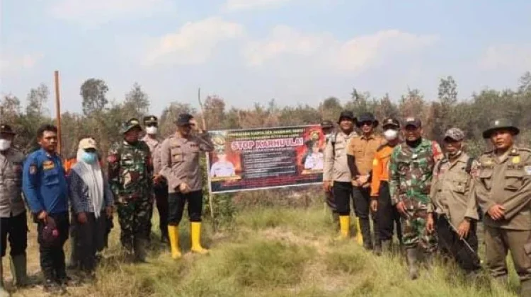 Kapolres OKU Timur Perkuat Kesiapsiagaan Posko Karhutla Hadapi Titik Api