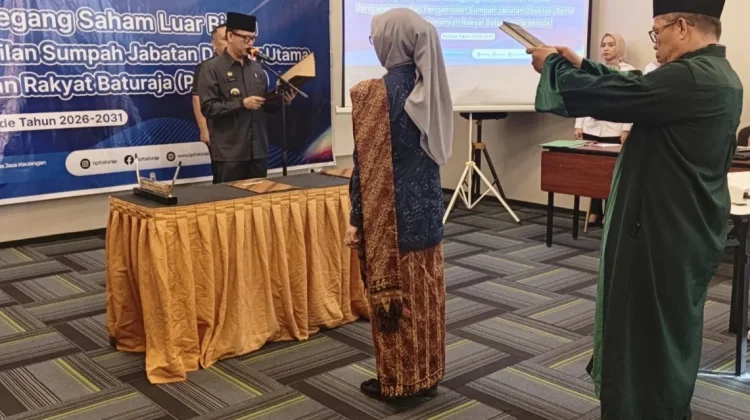Nilawati Pimpin BPR Baturaja, Bupati Tekankan Inovasi dan Profesionalisme