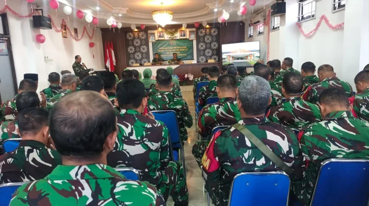 Kodim 0418/Palembang Perkuat Mental Juang Prajurit dan Keluarga