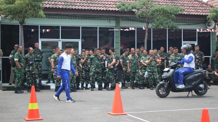 Honda Sumsel dan Kodam II Sriwijaya Gaungkan Budaya Keselamatan Berkendara