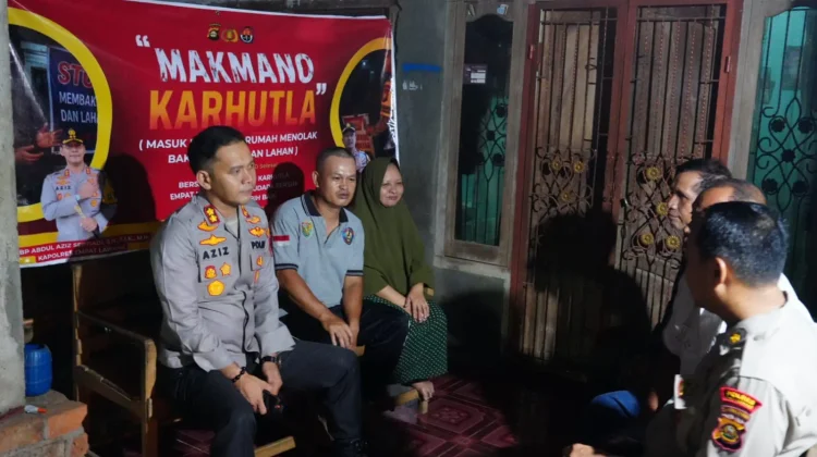 Polres Empat Lawang Cegah Karhutla dengan Program Masuk Rumah