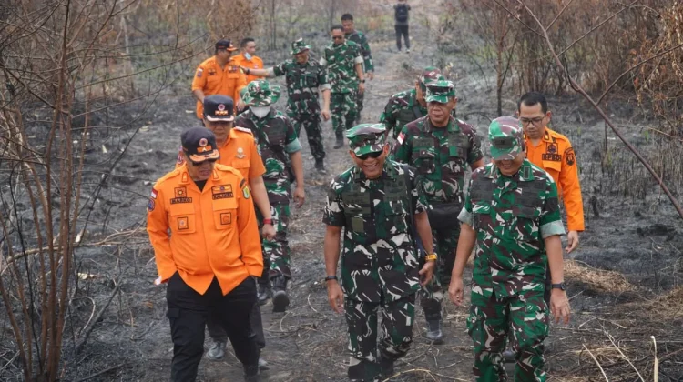 Mabes TNI dan Pemkab Muba Perkuat Koordinasi Tangani Karhutla