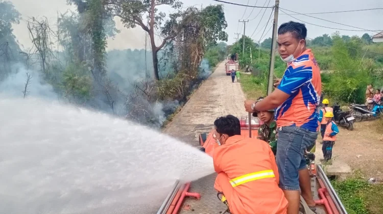 Karhutla Dekat Permukiman di Sekayu Hanguskan Satu Hektare