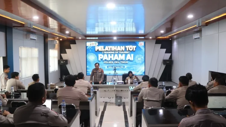 Polres OKU Timur Bekali Personel dengan Literasi AI