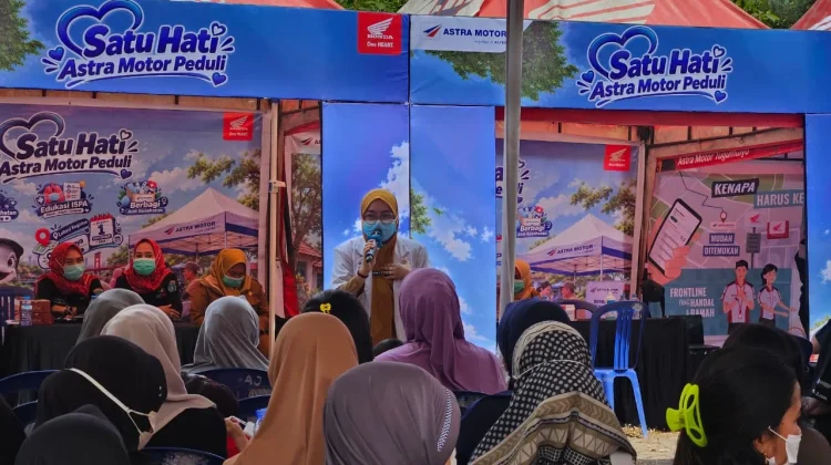 Tekan ISPA Karhutla OKI, Astra Motor Gelar Cek Kesehatan Gratis