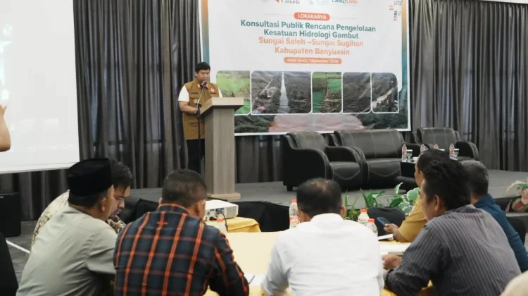 Sekda Banyuasin Erwin Ibrahim Minta Rencana Gambut Diwujudkan di Lapangan