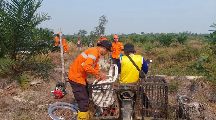 Karhutbunla Bakar Tiga Hektare Lahan di Desa Pandan Dulang