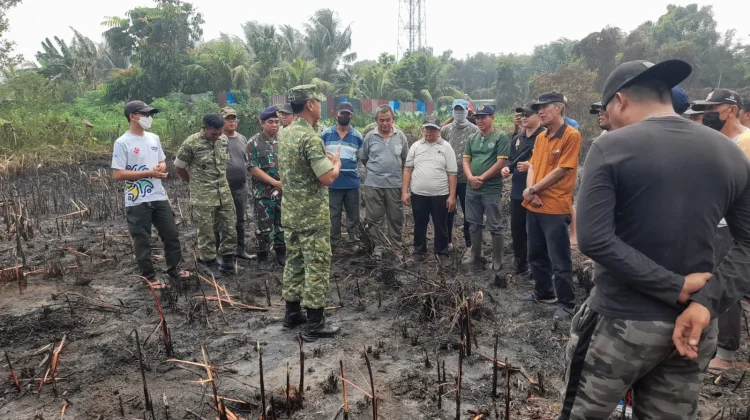 Penyuluh Karhutla Mabes TNI Ingatkan Masyarakat Jangan Memicu Kebakaran Lahan