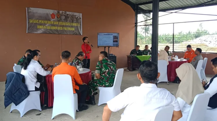 Satgas Mabes TNI Perkuat Pencegahan Karhutla di Kertapati Palembang