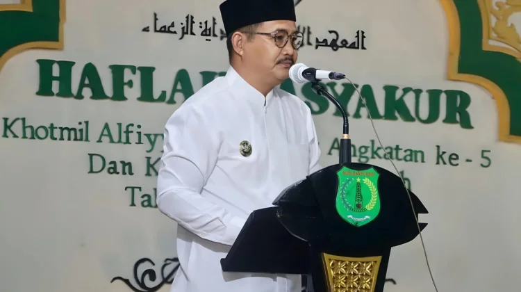 Wabup Muba Buka Haflah Khotmil Alfiyah di Ponpes Hidayatuzzua’ma