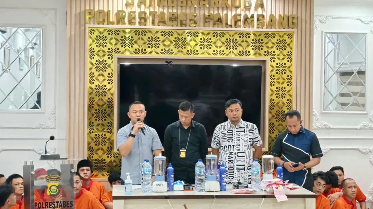 Polrestabes Palembang Musnahkan 1,5 Kg Sabu dan Ekstasi