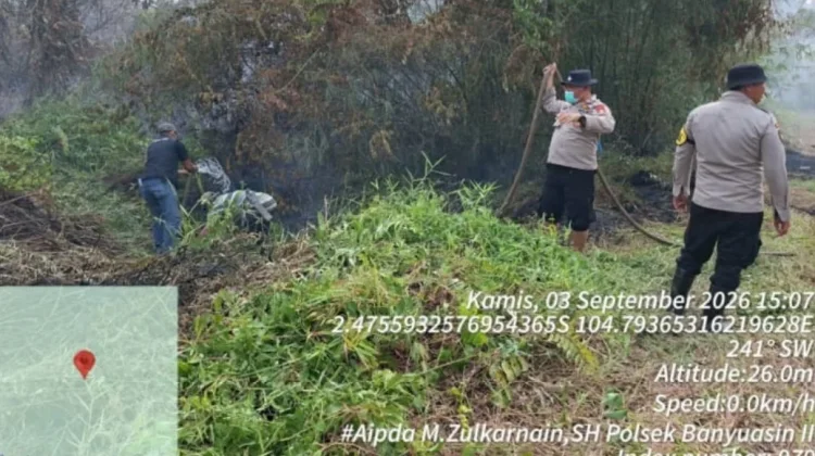 Belasan Hektare Lahan TNBS Terindikasi Terdampak Kebakaran