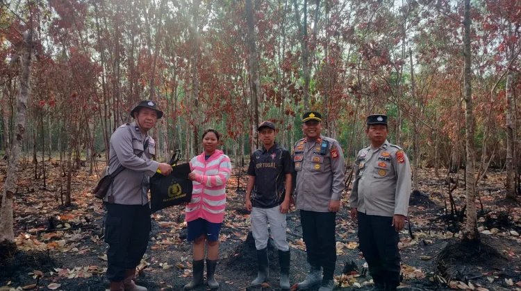 Polres Muara Enim Edukasi Warga Cegah Karhutla
