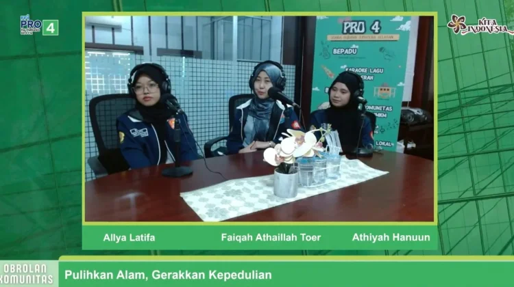 Saat Tidak Ada Tempat Sampah, BEM FH Unsri ajak Masyarakat Tak Buang Sampah