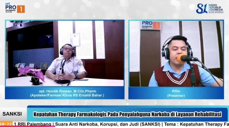 Kepatuhan Terapi Farmakologis Bantu Pemulihan Penyalahguna Narkoba