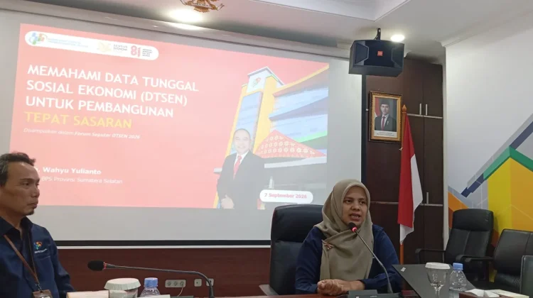 BPS Sumsel Gelar Forum DTSEN 2026 Bersama Media, Tingkatkan Sosialisasi Pemahaman