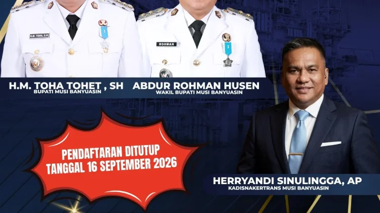 Disnakertrans Muba Perpanjang Pendaftaran Pelatihan Operator Alat Berat