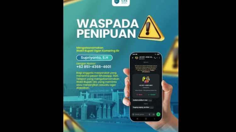 Nama Wakil Bupati OKI Dicatut, Warga Diminta Periksa Informasi
