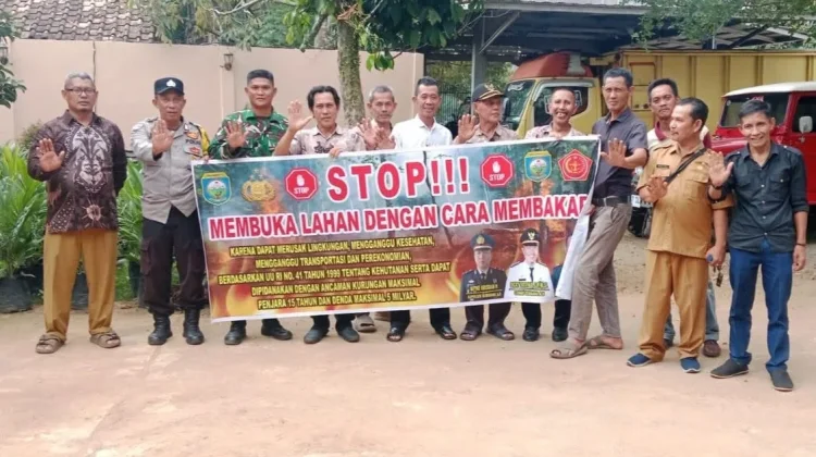 Cegah Karhutla, Polres OKU Ingatkan Warga Tak Bakar Hutan dan Lahan