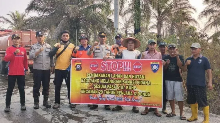 Polsek Lubuk Batang Perkuat Edukasi Cegah Pungli dan Karhutla