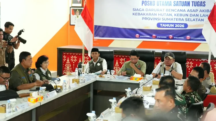 Menhut Raja Juli Dorong Data Terintegrasi untuk Tangani Karhutla Sumsel