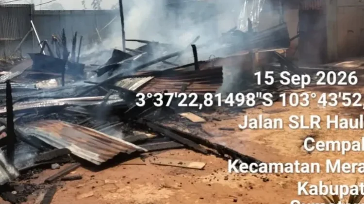 Tim Gabungan Padamkan Kebakaran Mess Karyawan di Kawasan Servo Muara Enim