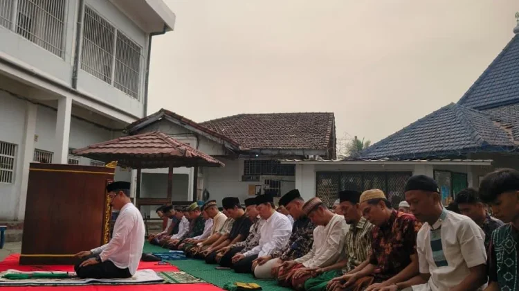 Ikhtiar di tengah Kekeringan, Bapas Lahat Gelar Sholat Istisqa