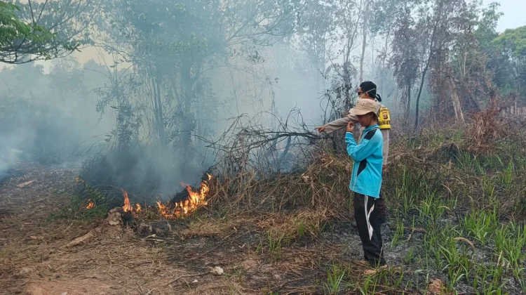 Sinyal Karhutla di Desa Gasing, Polisi Buru Sumber Asap Misterius