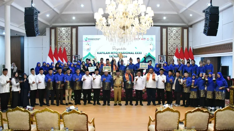Kafilah Sumsel Tembus Enam Besar MTQ Nasional 2026