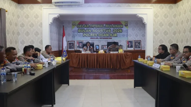 Tingkatkan Layanan Publik, Polres Ogan Ilir Evaluasi Kinerja Anggotanya