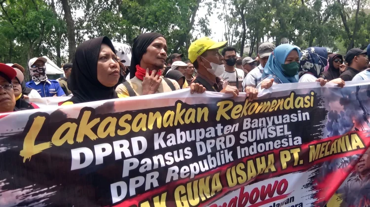 Warga Banyuasin Tuntut Kejelasan HGU PT Melania Indonesia