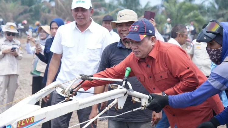 Bupati Banyuasin Optimistis PM-AAS Dongkrak Produksi Padi
