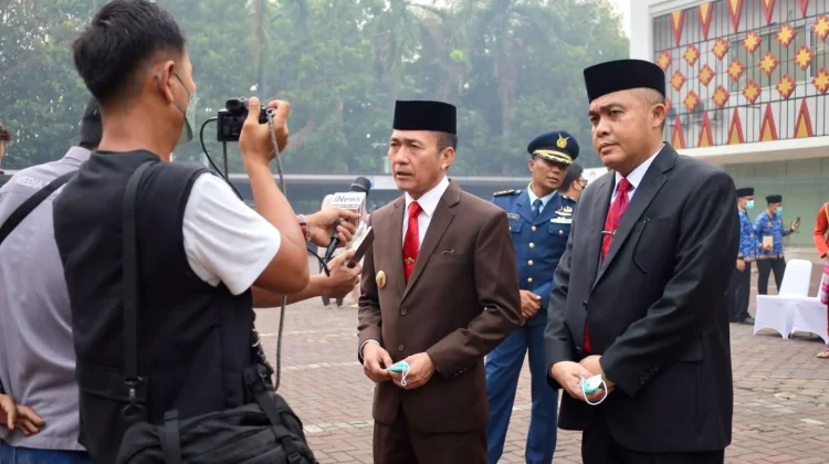Sekda Kota Palembang Kembali Bertugas, Hadiri Upacara Hari Kesaktian Pancasila