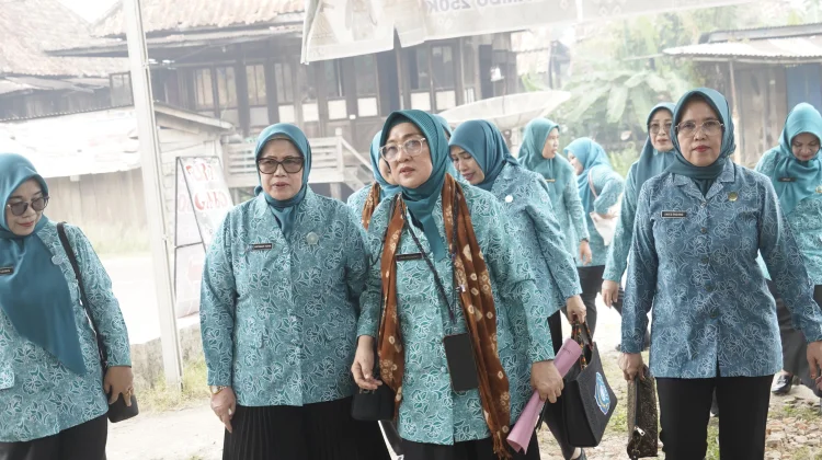 Desa Toman Wakili Muba di Gelari Pelangi Kampung Mandiri Sumsel