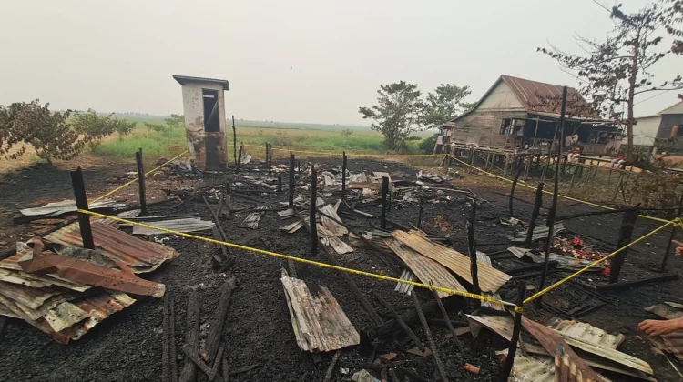 Dua Rumah Terbakar di Pemulutan, Bocah Berkebutuhan Khusus Tewas