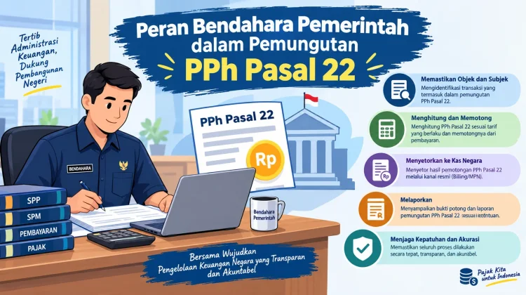 Peran Bendahara Pemerintah dalam Pemungutan PPh Pasal 22