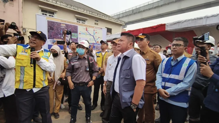 Pemprov Sumsel Serahkan Lahan Eks DPMPTSP untuk Perluasan Kolam Retensi Polda