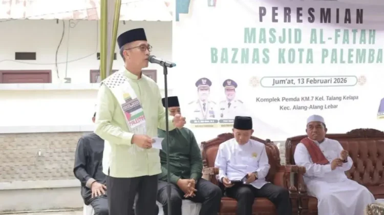 Walikota Palembang Resmikan Masjid Al-Fatah Baznas