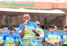 Dukung Sumsel Bugar, Masyarakat Prabumulih Ikuti Jalan Santai