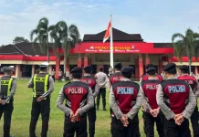 Sambut Hari Keagaman, Polres Banyuasin Siaga